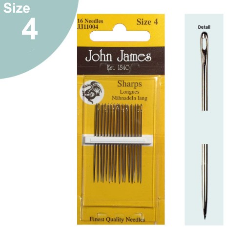Hand Sewing Needles Sharps Size 4